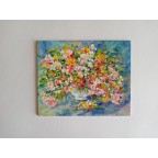 Asters Original Oil Painting