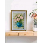 Pink Pansies Art Wall