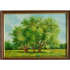 Rural Landscape Original Oil Painting