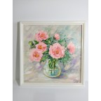 Pink peonies Original Oil Painting