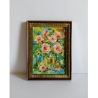 Roses Original Oil Painting in а frame