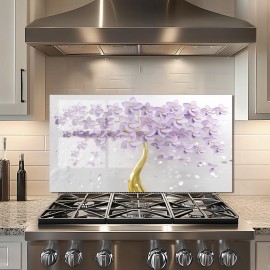 Kitchen Backsplash Purple Tree of Life Kitchen Backsplash Purple Tree of Life