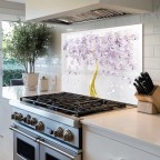 Kitchen Backsplash Purple Tree of Life