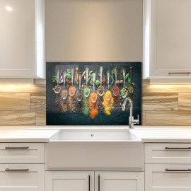 Kitchen Backsplash Spice Tempered Glass Kitchen Backsplash Spice Tempered Glass